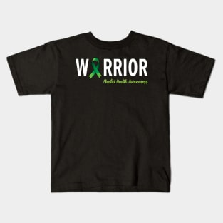 Mental Health Awareness Warrior Kids T-Shirt